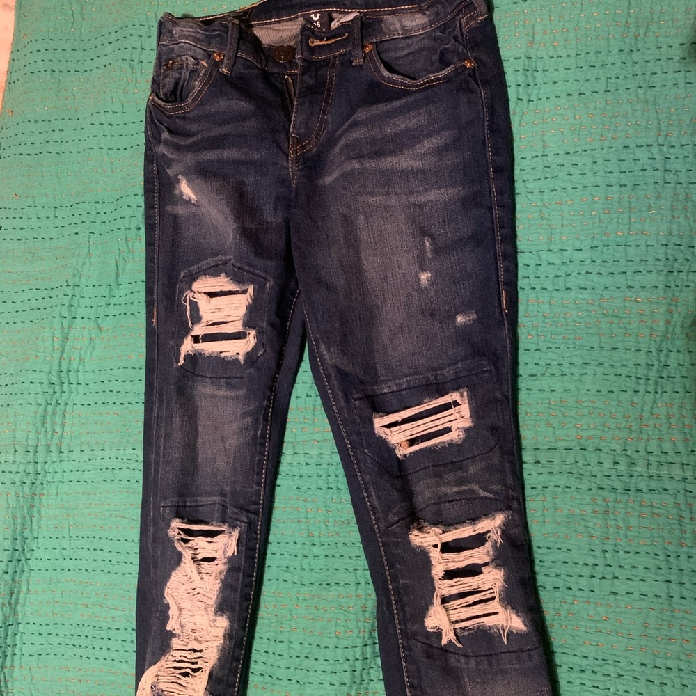True religion distressed Capri